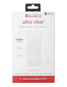 Mica para smartphone Zagg Samsung Galaxy S10 Plus de cristal templado
