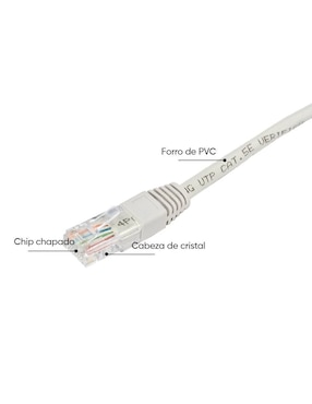Cable ethernet Xcase de 5 m