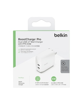 Cargador pared Belkin USB tipo C