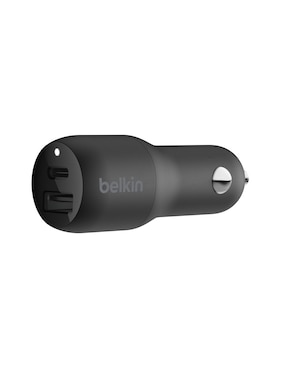 Cargador auto Belkin USB + USB tipo C