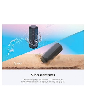 Bocina recargable Sony SRS-XE300/BZ bluetooth