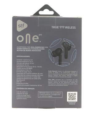 Audífonos True Wireless Stf One Pro inalámbricos con cancelación de ruido