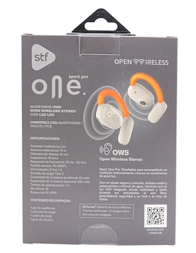 Audífonos On-Ear Stf Sport One Pro inalámbricos con cancelación de ruido