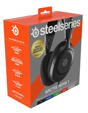 Audífonos gamer Steelseries alámbricos Nova 1