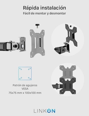 Soporte para monitor de escritorio Linkon
