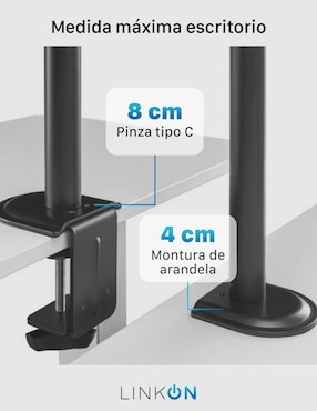 Soporte para monitor de escritorio Linkon