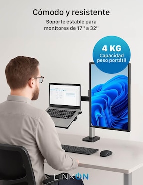 Soporte para monitor de escritorio Linkon