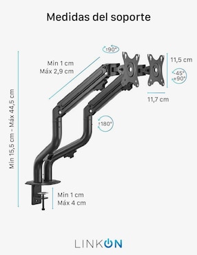 Soporte para monitor de escritorio Linkon