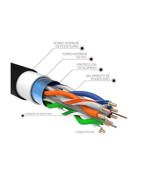 Cable ethernet Xcase de 50 m
