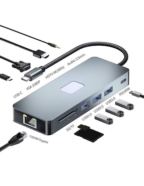 Hub Mr. Gadgets de 11 contactos
