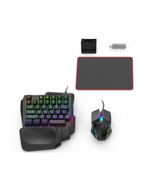 Kit teclado gamer Qwert Inglés Mr. Gadgets
