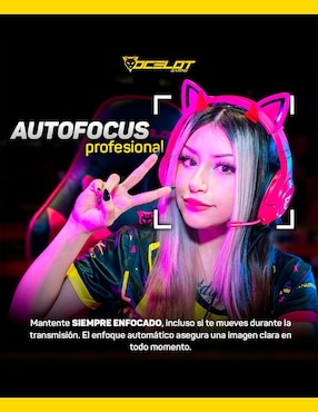 Webcam de 1920 px x 1080 px Ocelotgaming Iris- W1