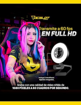 Webcam de 1920 px x 1080 px Ocelotgaming Iris- W1