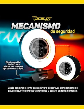 Webcam de 1920 px x 1080 px Ocelotgaming Iris- W1