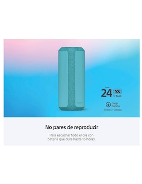 Bocina recargable Sony SRS-XE300/LC bluetooth