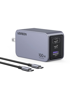 Cargador pared Ugreen 25873 USB + USB tipo C