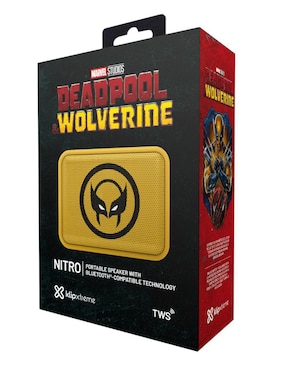 Bocina Klip Xtreme Deadpool Wolverine inalámbrica