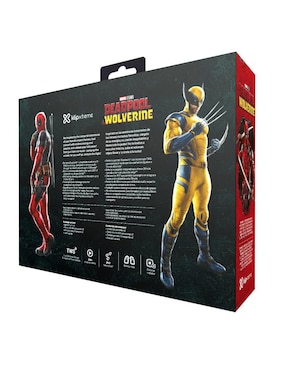 Set de bocina portátil Klip Xtreme Deadpool y Wolverine inalámbricos