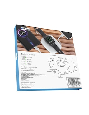 Cargador inalámbrico D-Bugg Lightning + USB tipo C