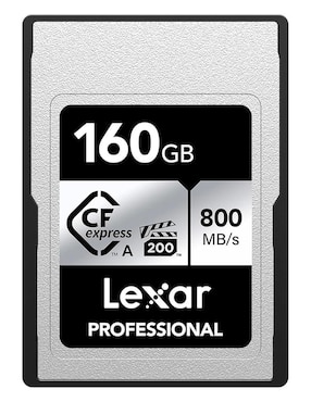Memoria Cfexpress Lexar capacidad 160 GB