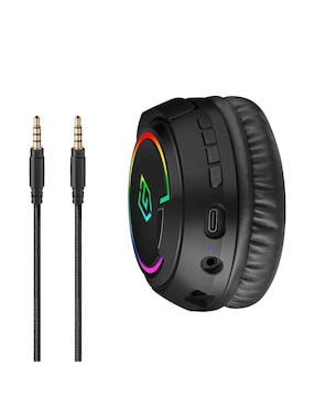 Audífonos gamer Steren alámbricos e inalámbricos AUD-570