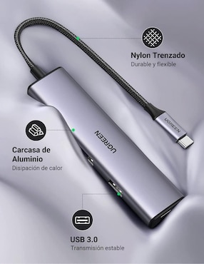 Hub Ugreen 20841 de 4 contactos