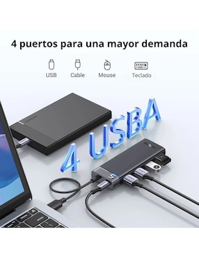 Hub Ugreen 15548 de 4 contactos
