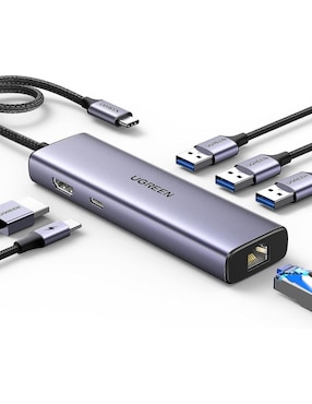 Hub Ugreen 15598 de 6 contactos