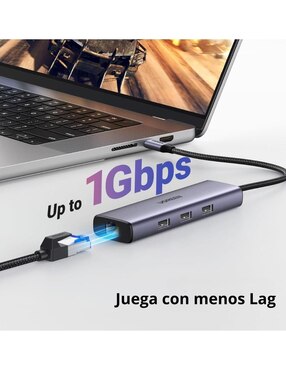 Hub Ugreen 15598 de 6 contactos