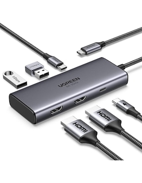Hub Ugreen 15852 de 6 contactos