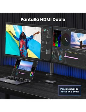 Hub Ugreen 15852 de 6 contactos