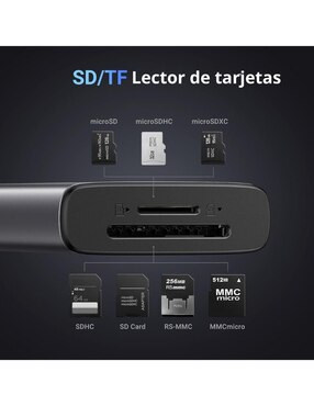 Hub Ugreen 15531 de 7 contactos