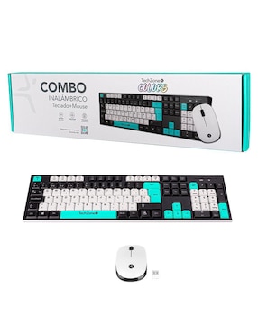 Teclado conexión inalámbrica Techzone TZACCBI15