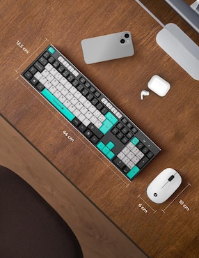 Teclado conexión inalámbrica Techzone TZACCBI15