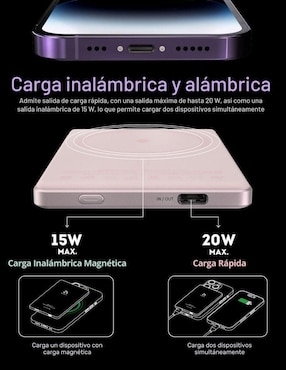 Batería portátil ADAM ELEMENTS 5000 mAh APBADGVC5PK
