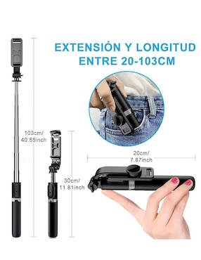 Selfie stick Xtellar Xtllar604 con control remoto