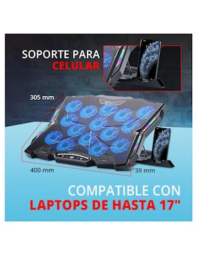 Base laptop ajustable Balam Rush Eolox Frost