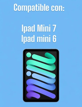 Mica para tablet Teknet iPad Mini 7 a17 Pro de cristal templado