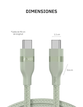 Cable USB C Anker de 90 cm