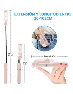 Selfie stick Xtellar Xtllar607 con control remoto