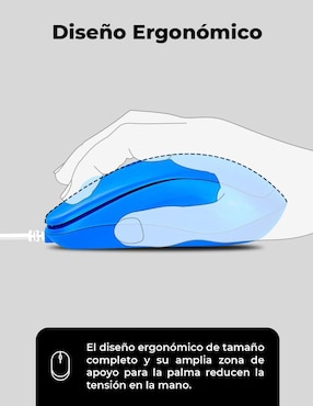 Mouse Gamer Alámbrico Techzone colors tzacmoa0