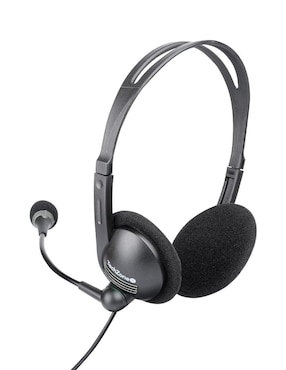 Audífonos de diadema Techzone Tzacdia01 alámbricos
