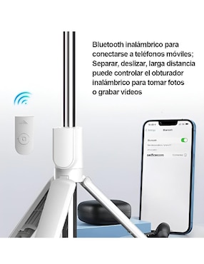 Selfie stick Xtellar Xtllar812 con control remoto