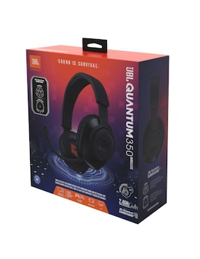 Audífonos gamer Jbl Audio inalámbricos Quantum 350 Wireless