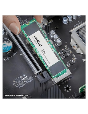 Unidad SSD Crucial capacidad 1 TB