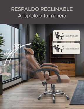 Silla escritorio X-Pross de vinipiel
