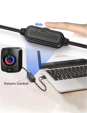 Altavoces gamer Ground Gaming con luces LED