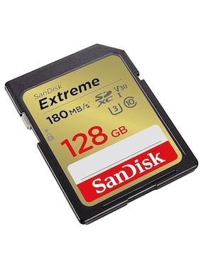 Memoria SD Sandisk capacidad 128 GB