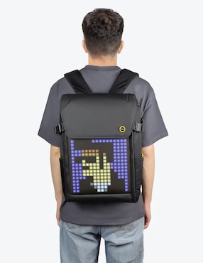 Mochila con pantalla Led casual Divoom impermeable unisex