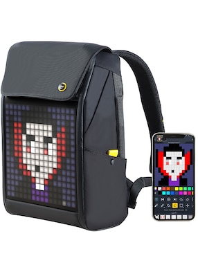 Mochila con pantalla Led casual Divoom impermeable unisex